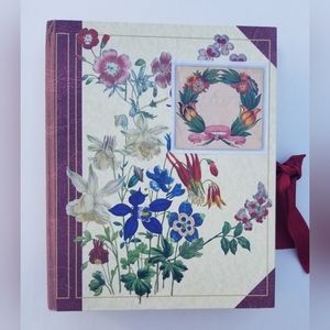 Unique Handmade Spring Junk Journal created from Vintage Floral Photo Album